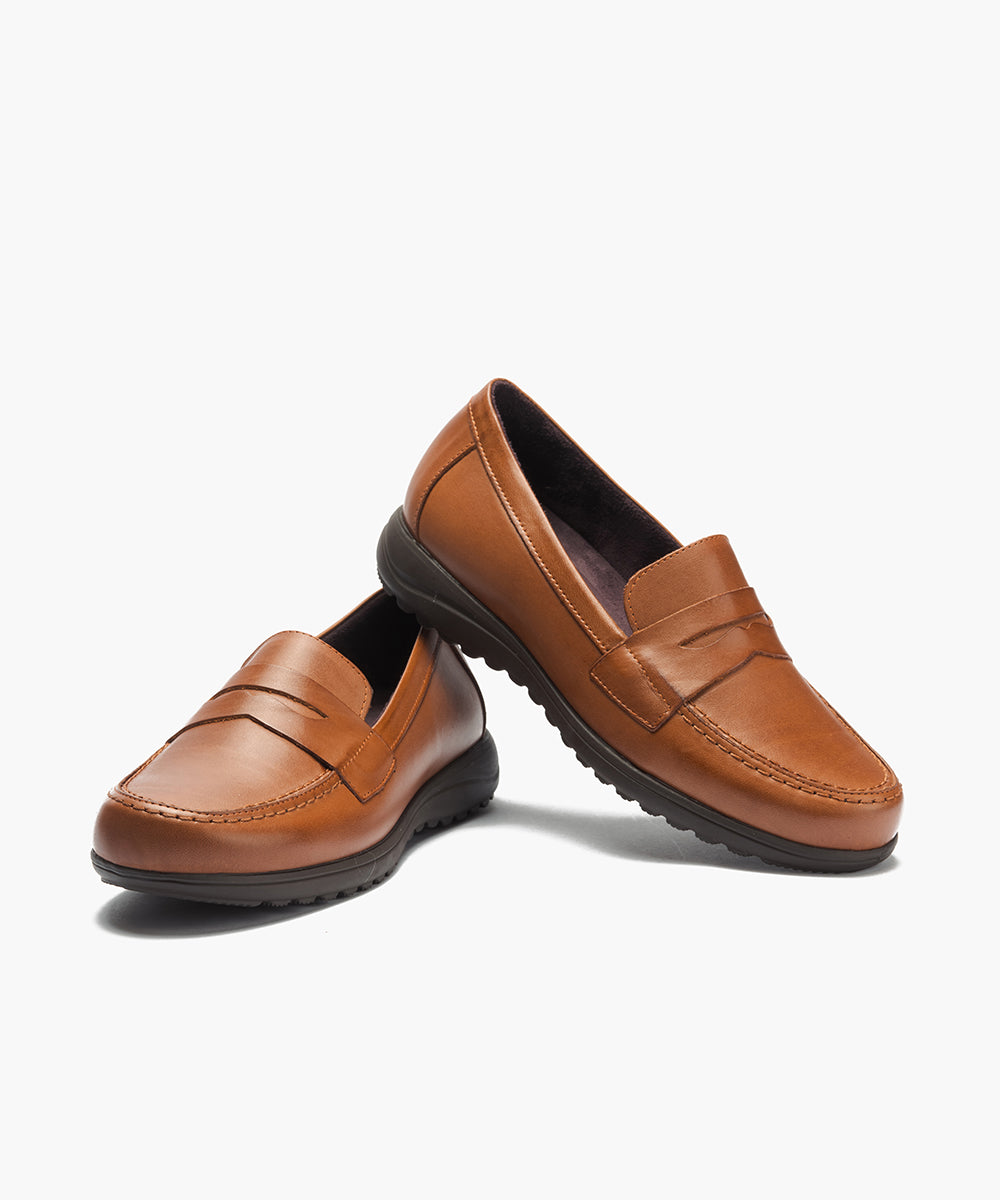 Mocasín antifaz en napa Cuero