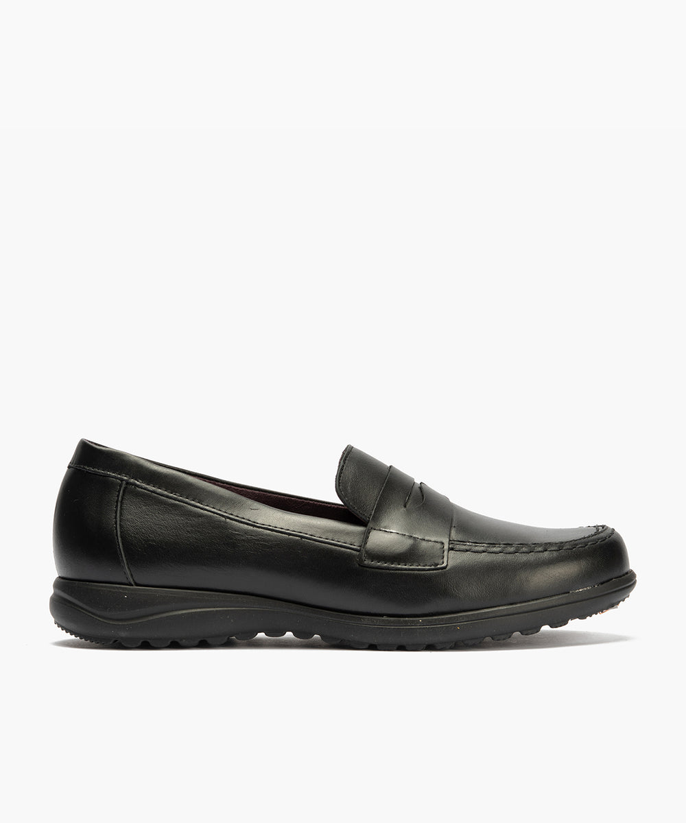 Mocasín antifaz en napa Negro