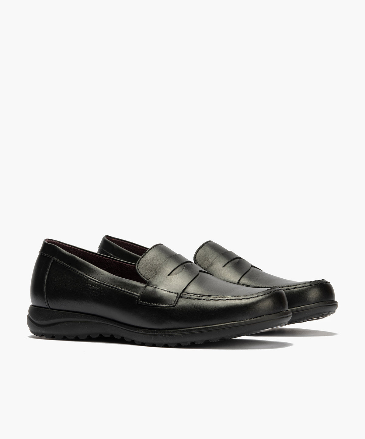 Mocasín antifaz en napa Negro