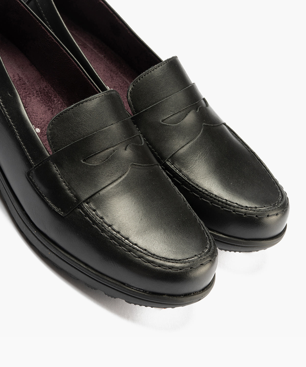 Mocasín antifaz en napa Negro