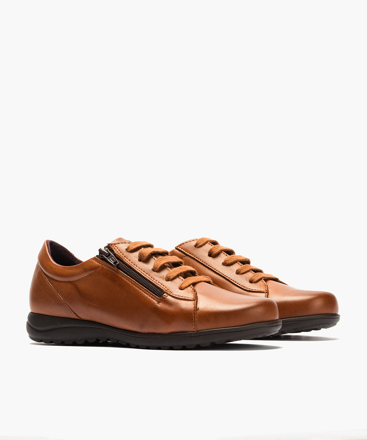 Deportivo con Cremallera Cuero