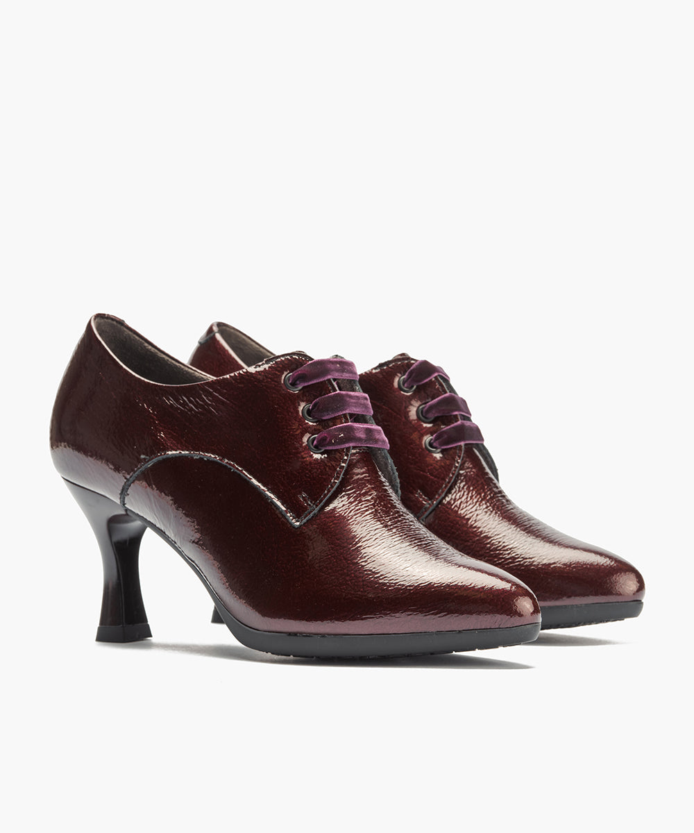 Blucher en Charol Burdeos