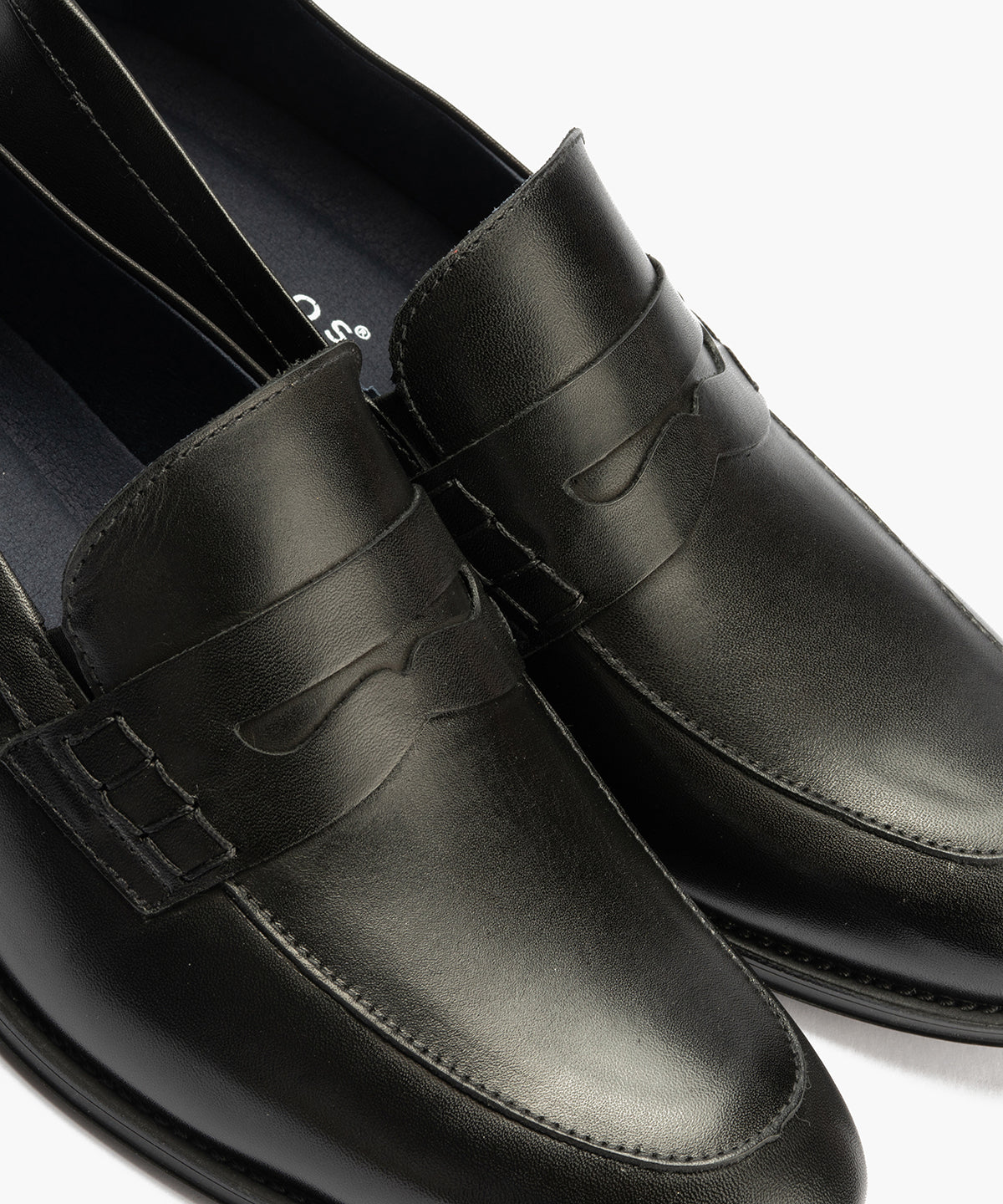 Mocasin vestir con antifaz hombre color negro