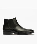 Botín Chelsey vestir hombre con elasticos color negro