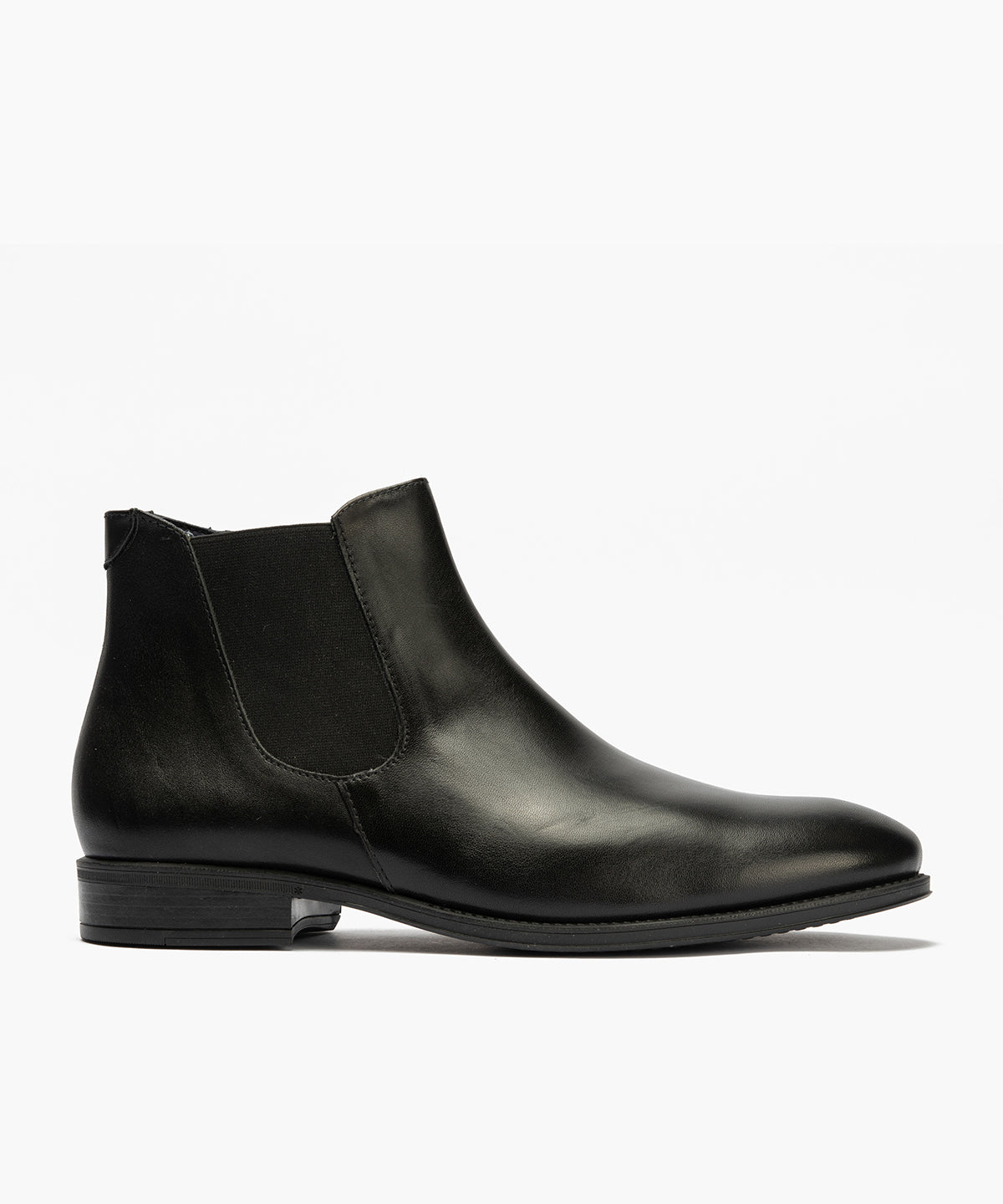 Botín Chelsey vestir hombre con elasticos color negro