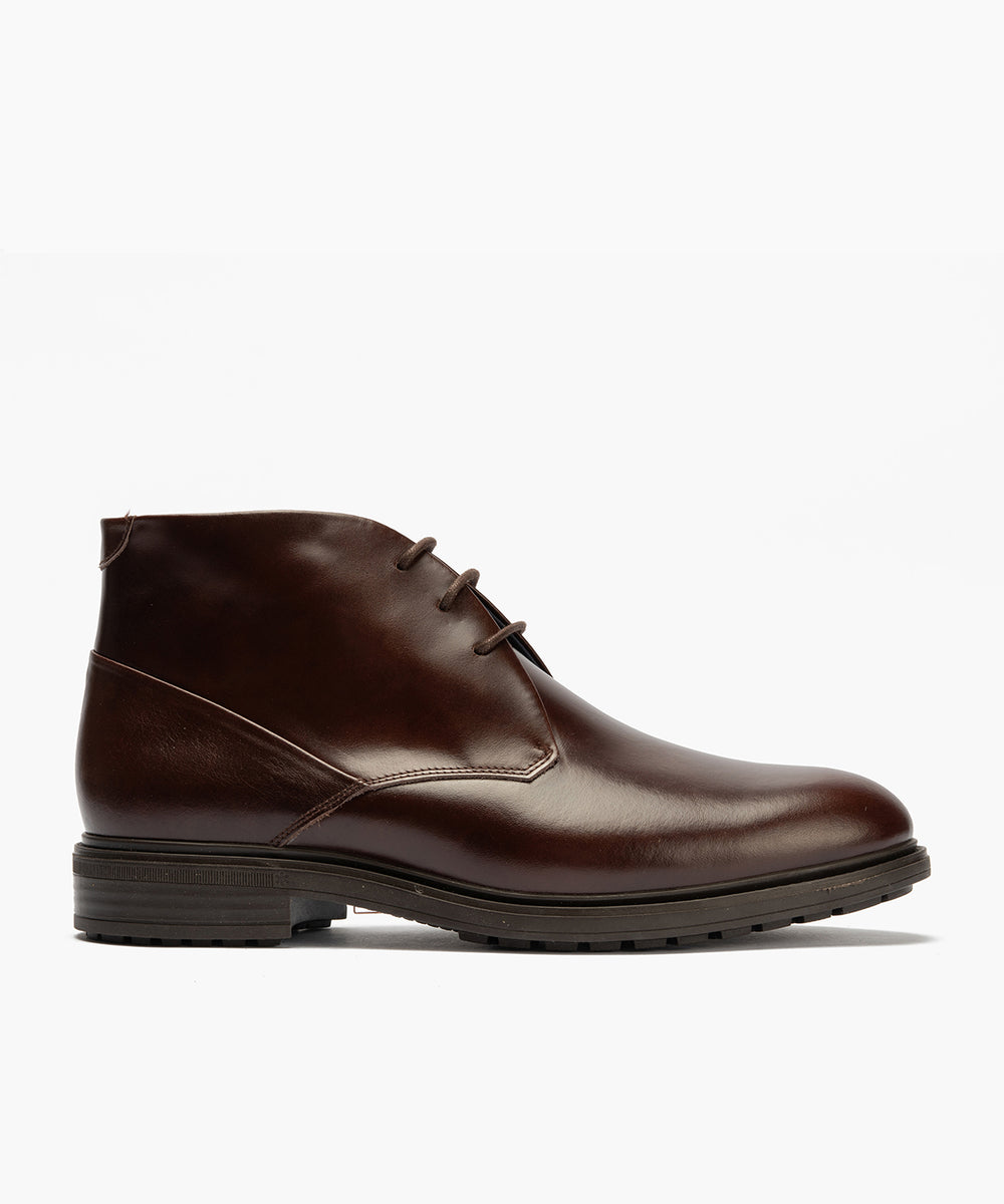 Botin Chelsey hombre con elasticos color marron