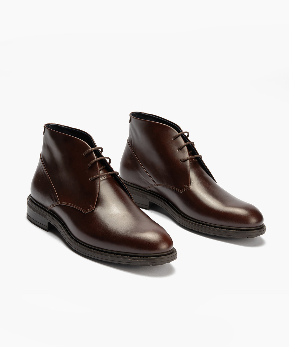 Botin Chelsey hombre con elasticos color marron