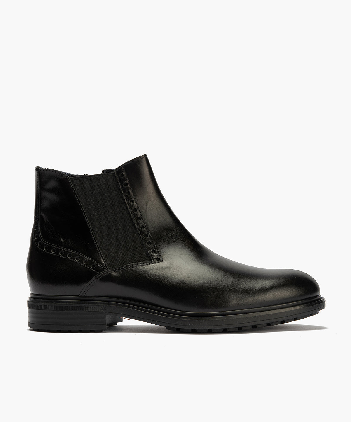Botin Chelsey hombre con elasticos color negro