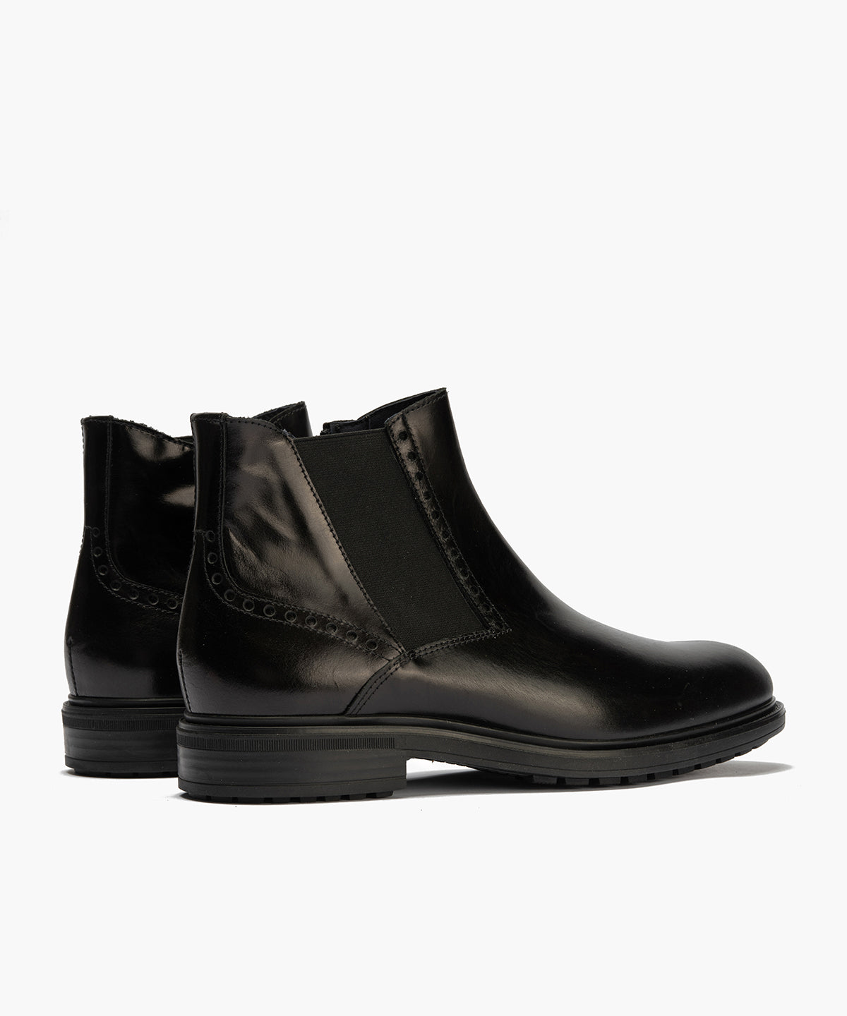 Botin Chelsey hombre con elasticos color negro