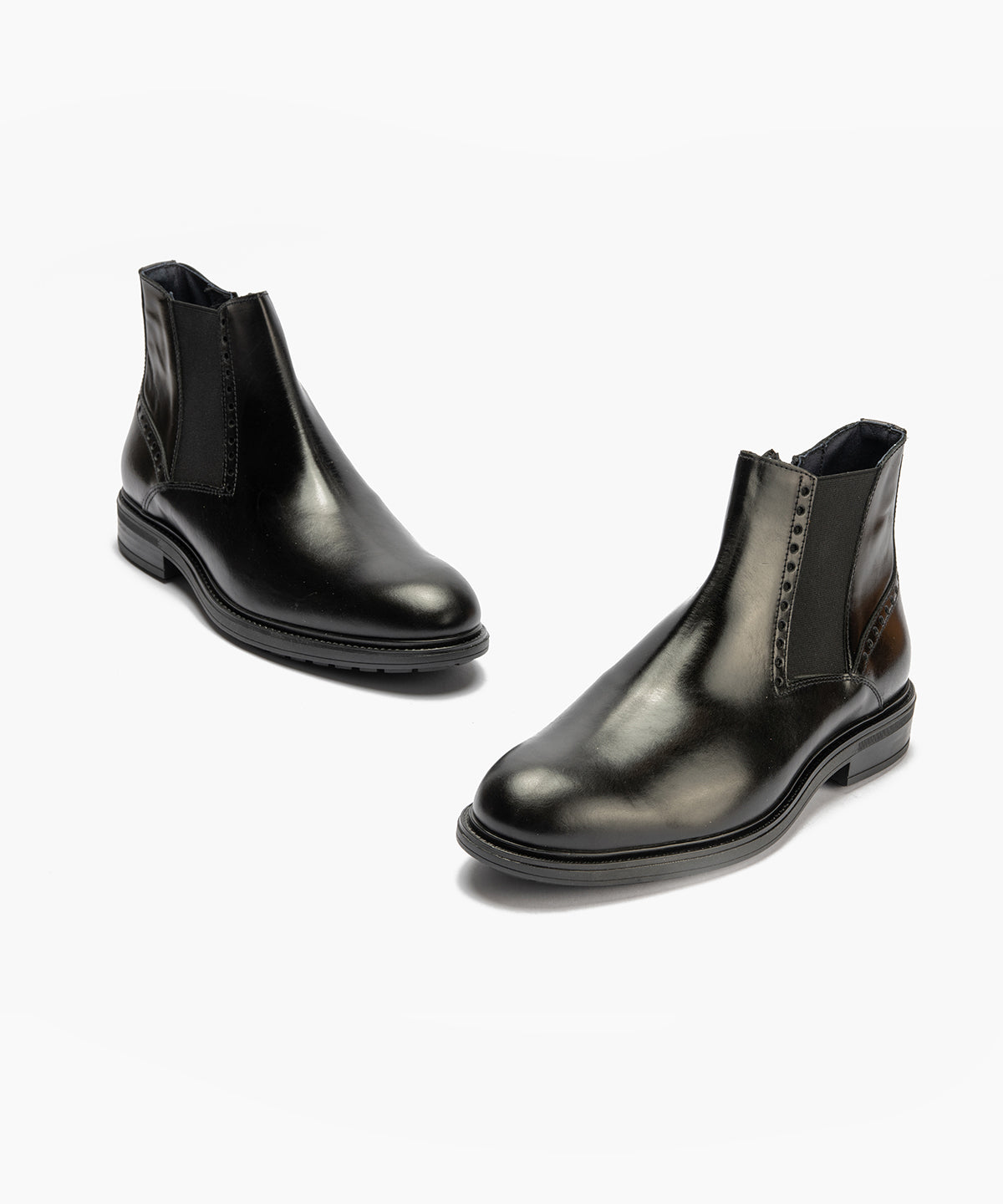 Botin Chelsey hombre con elasticos color negro