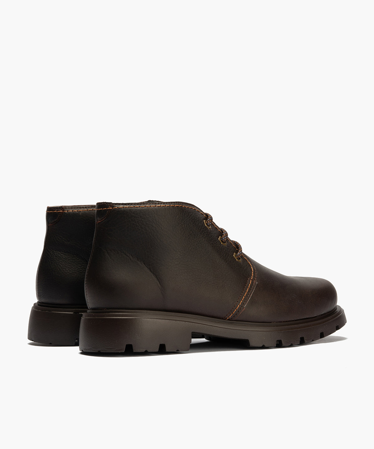 Botin Safari en Piel Engrasada Marrón
