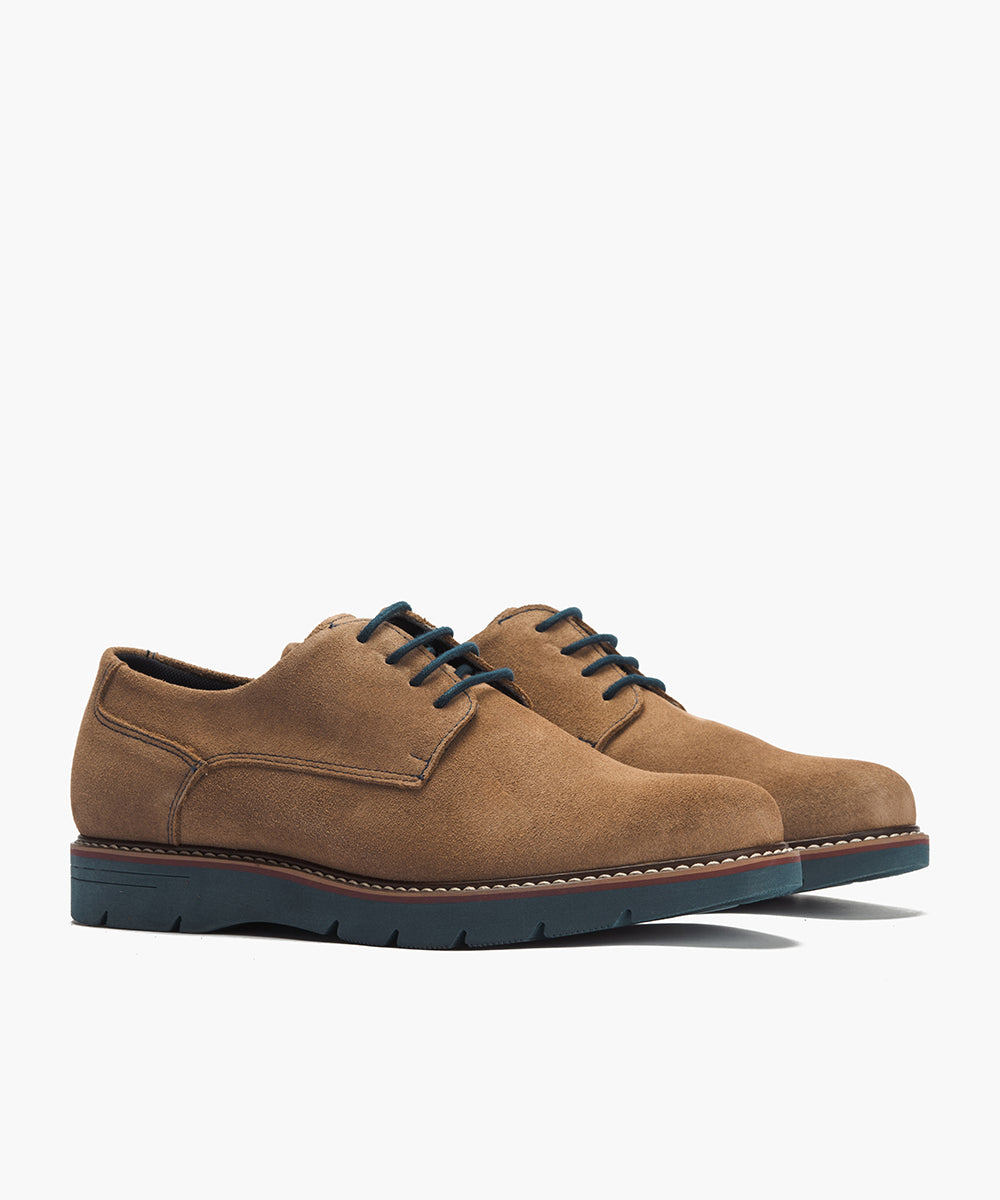 Blucher en Serraje Taupe