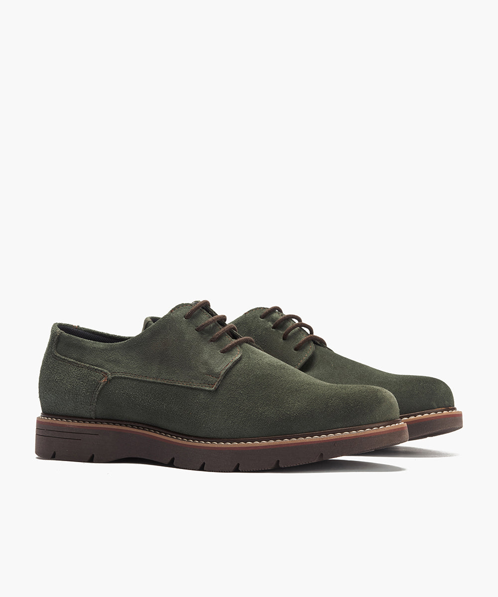 Blucher en Serraje Verde
