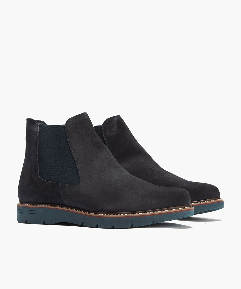 Botin Chelsea en Serraje Marino