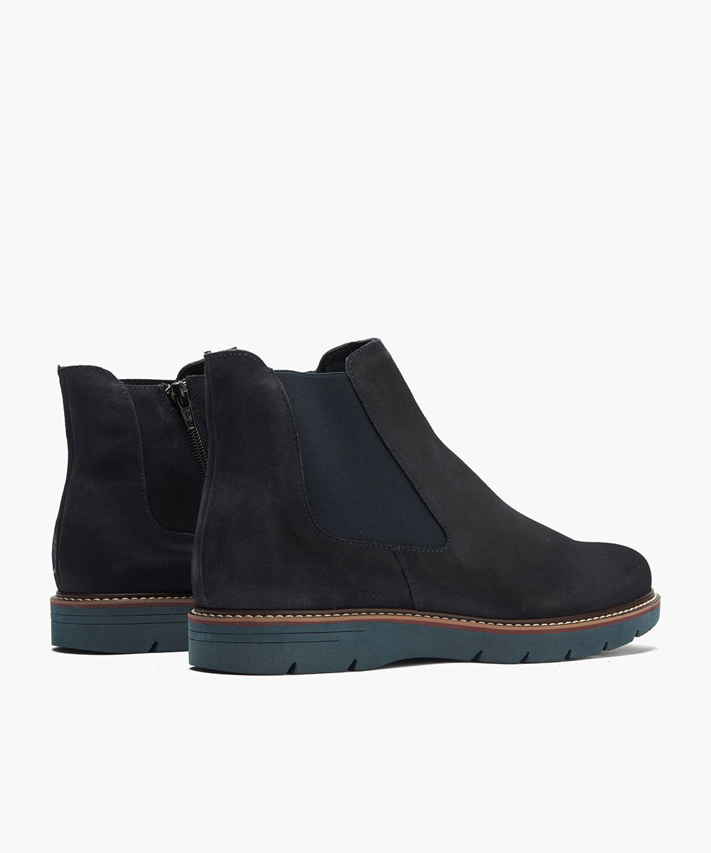 Botin Chelsea en Serraje Marino