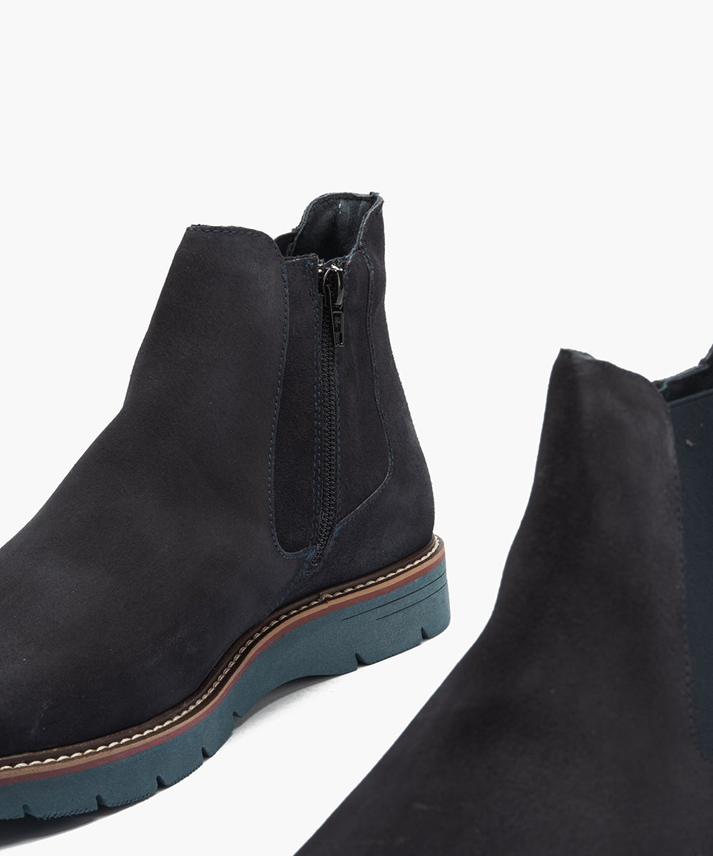 Botin Chelsea en Serraje Marino