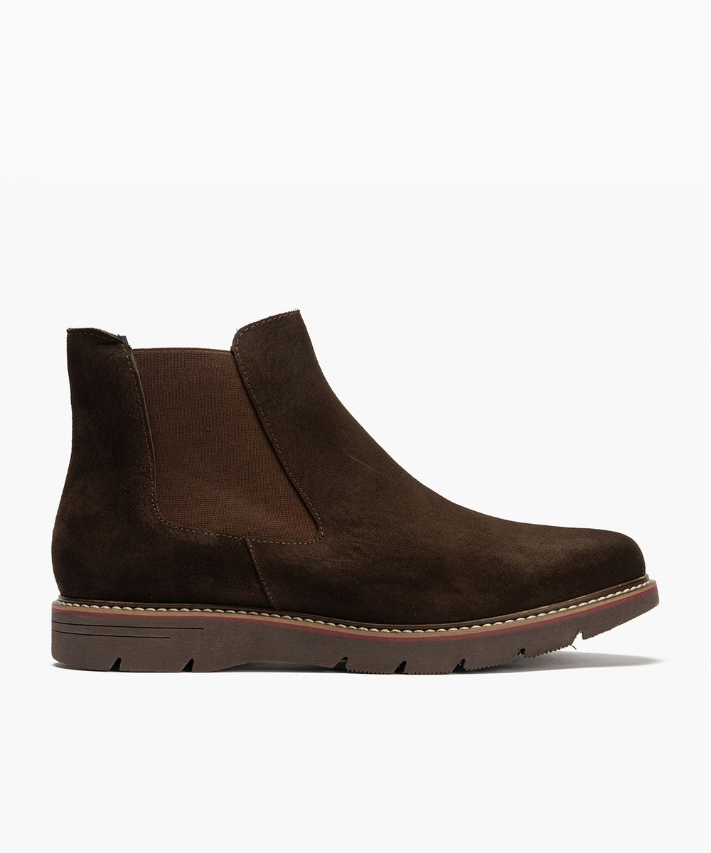 Botin Chelsea en Serraje Marrón