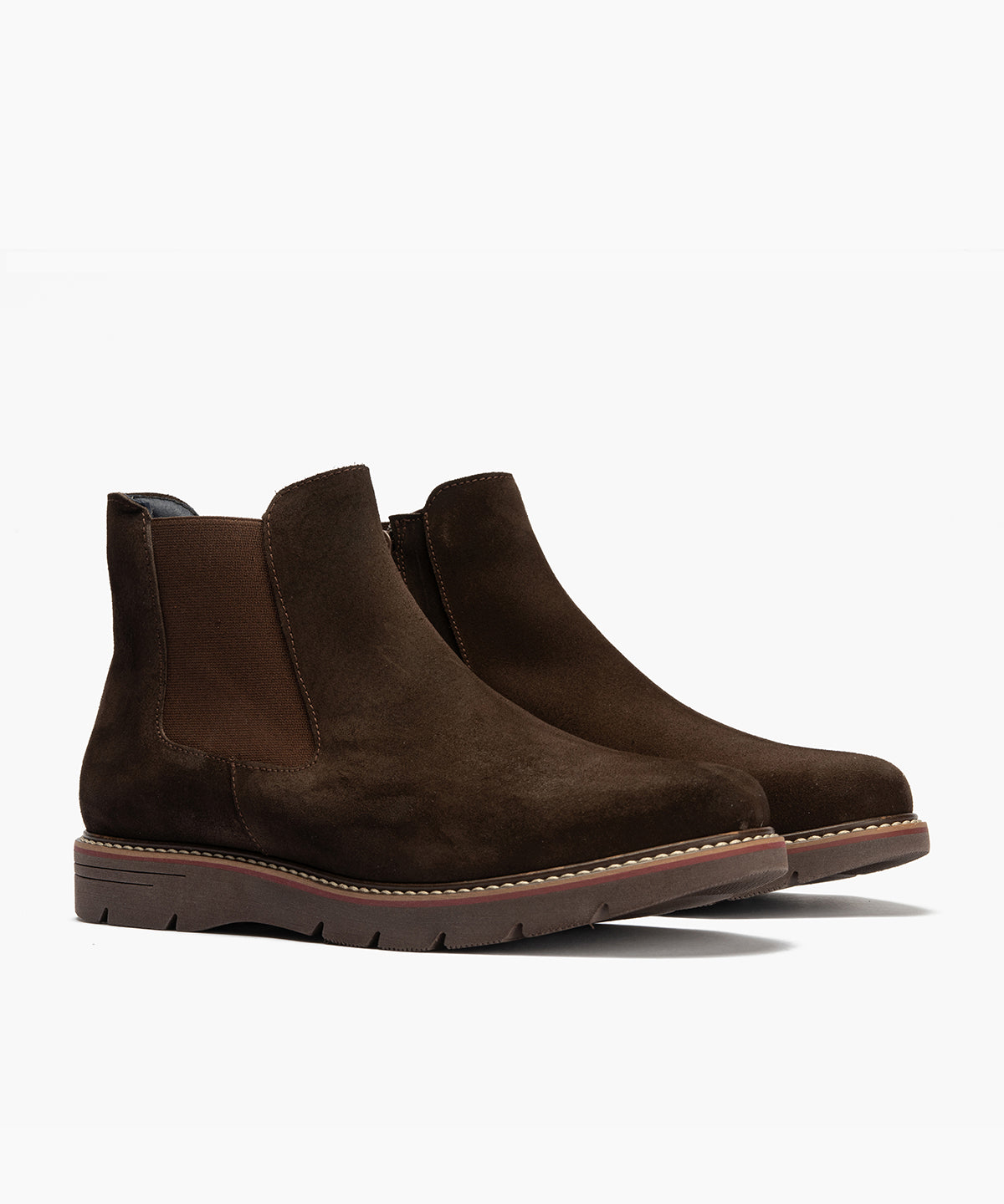 Botin Chelsea en Serraje Marrón