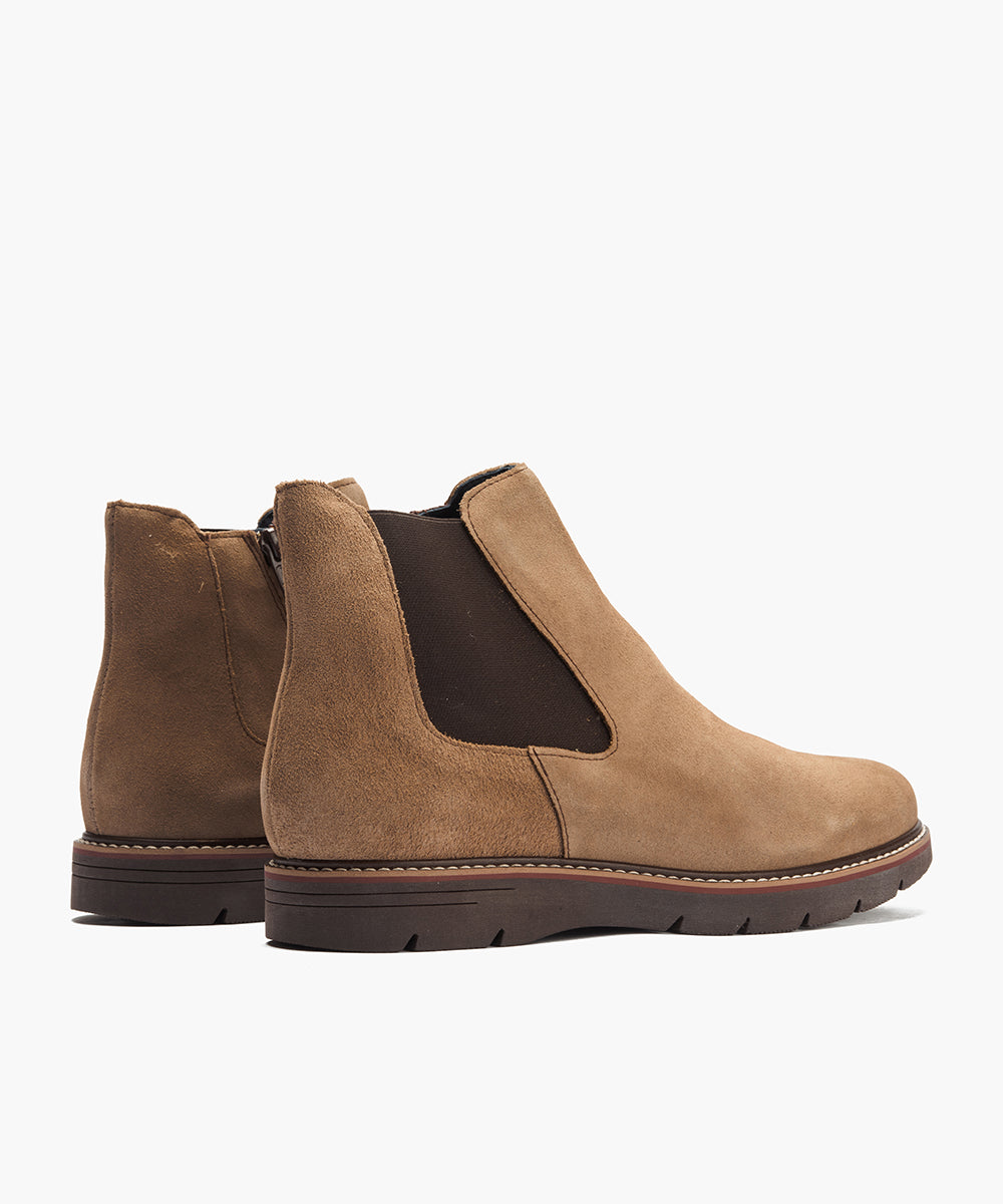 Botin Chelsea en Serraje Taupe
