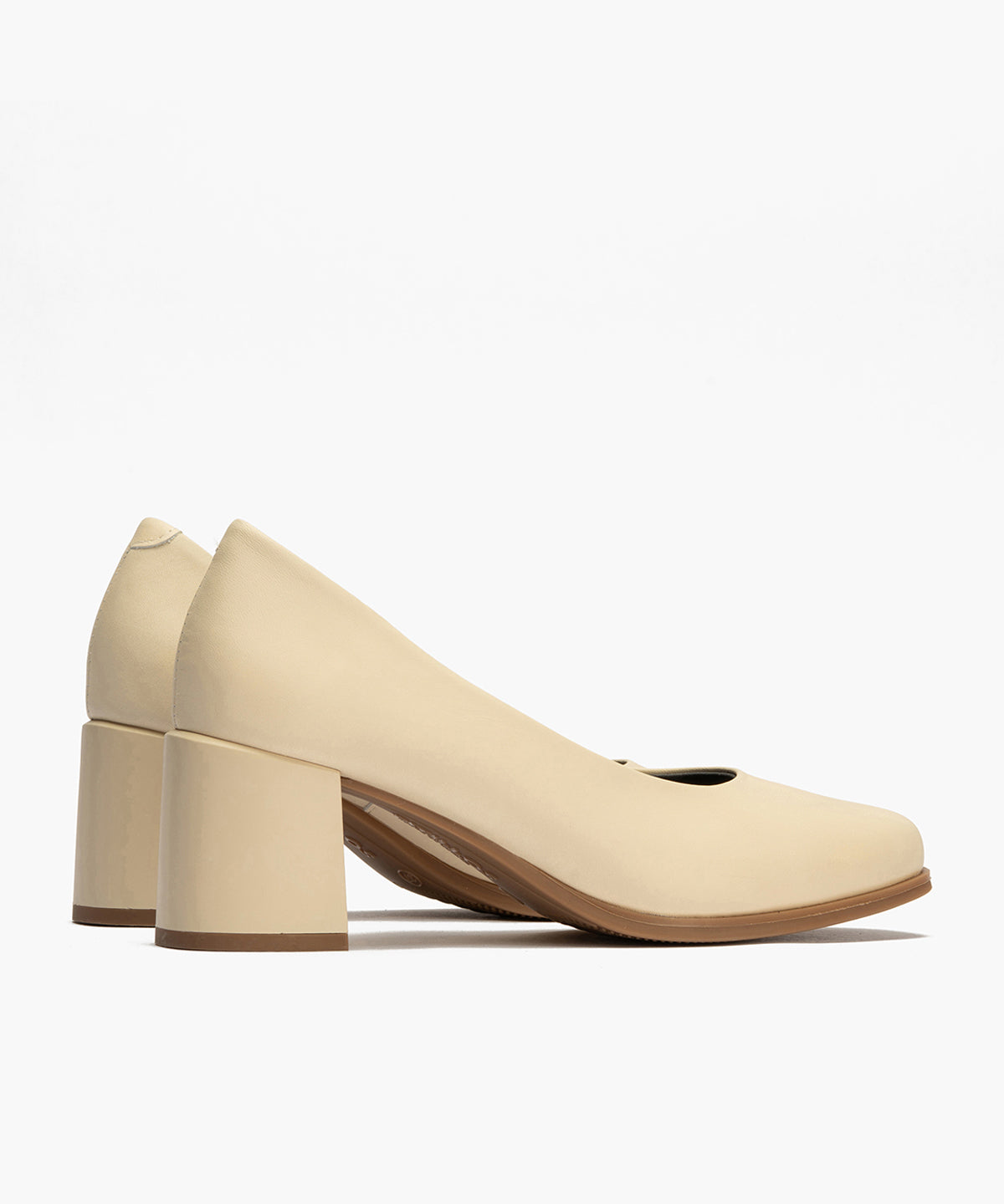 Zapato de Salón Mujer Tacón Alto Beige