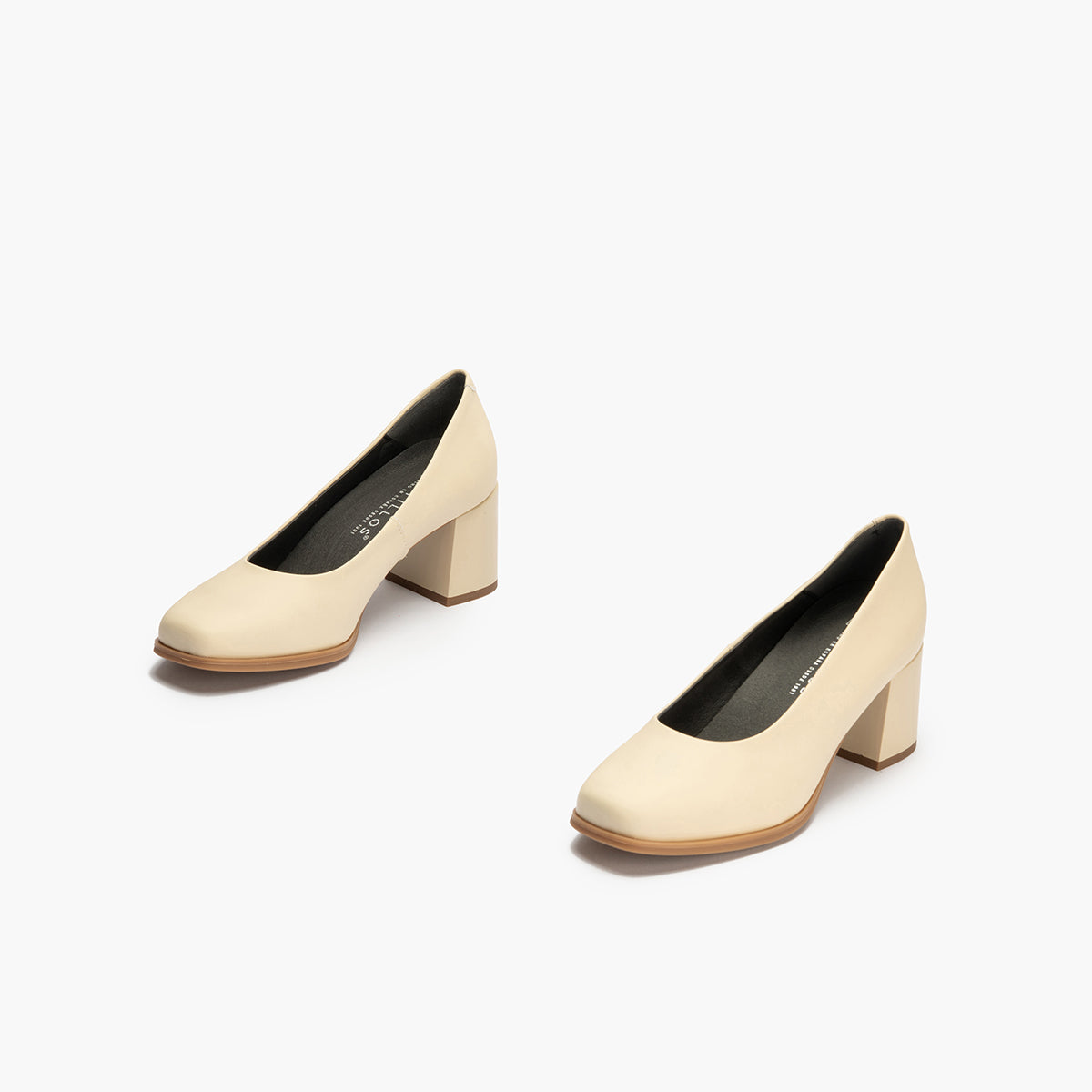 Zapato de Salón Mujer Tacón Alto Beige