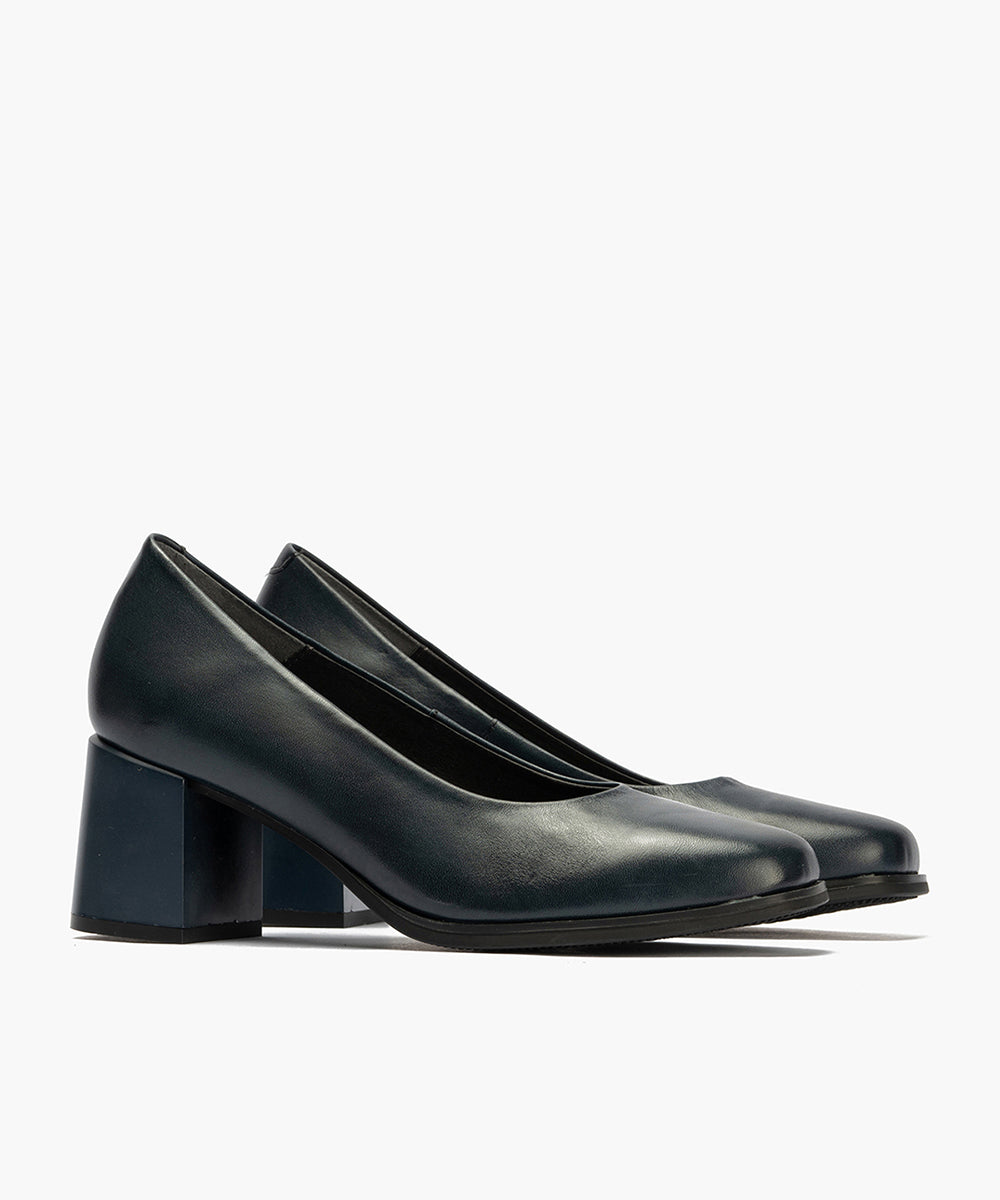 Zapato de Salón Mujer Tacón Alto Azul