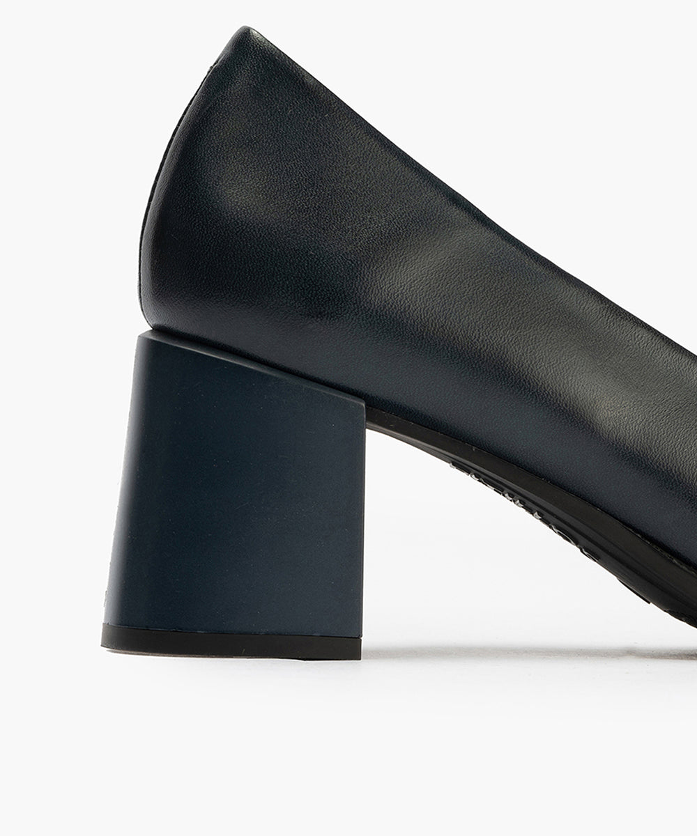 Zapato de Salón Mujer Tacón Alto Azul