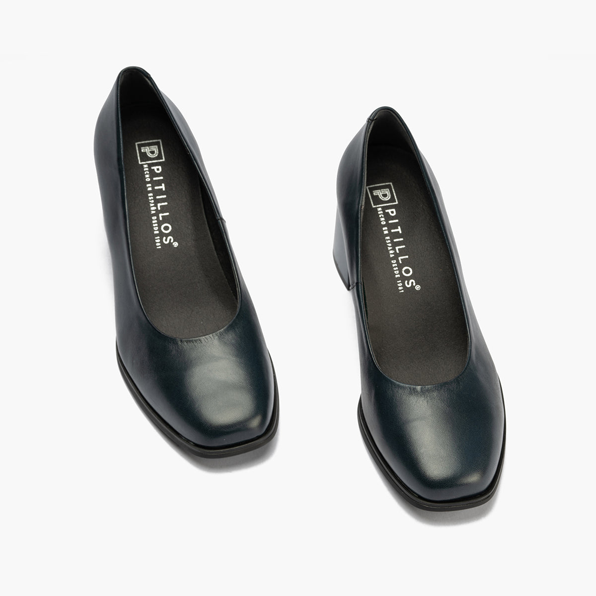 Zapato de Salón Mujer Tacón Alto Azul
