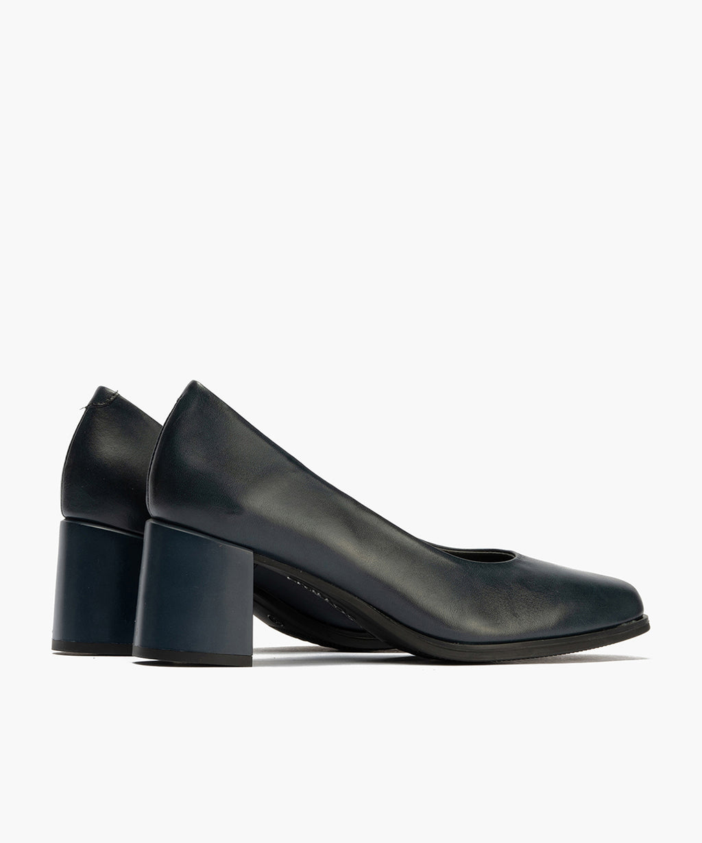 Zapato de Salón Mujer Tacón Alto Azul
