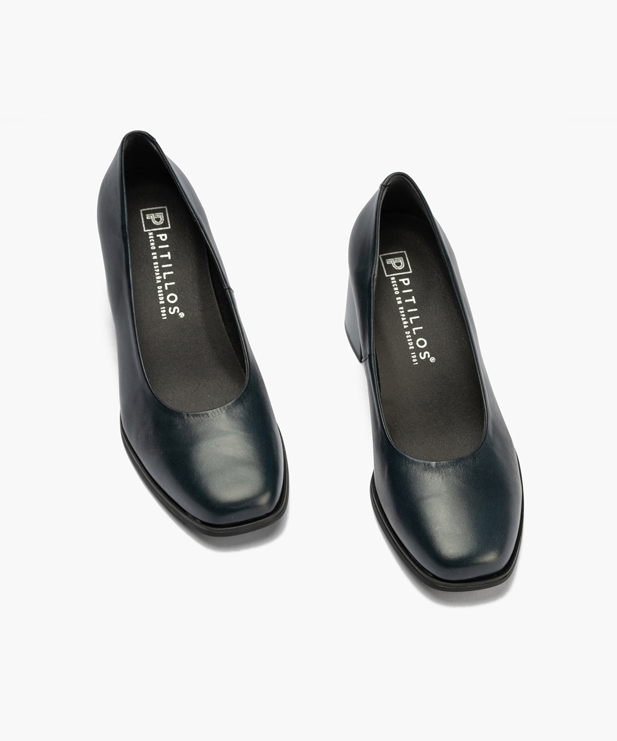 Zapato de Salón Mujer Tacón Alto Azul
