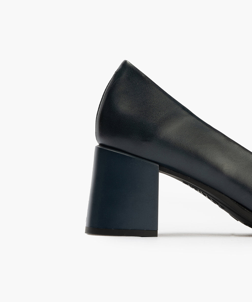 Zapato de Salón Mujer Tacón Alto Azul