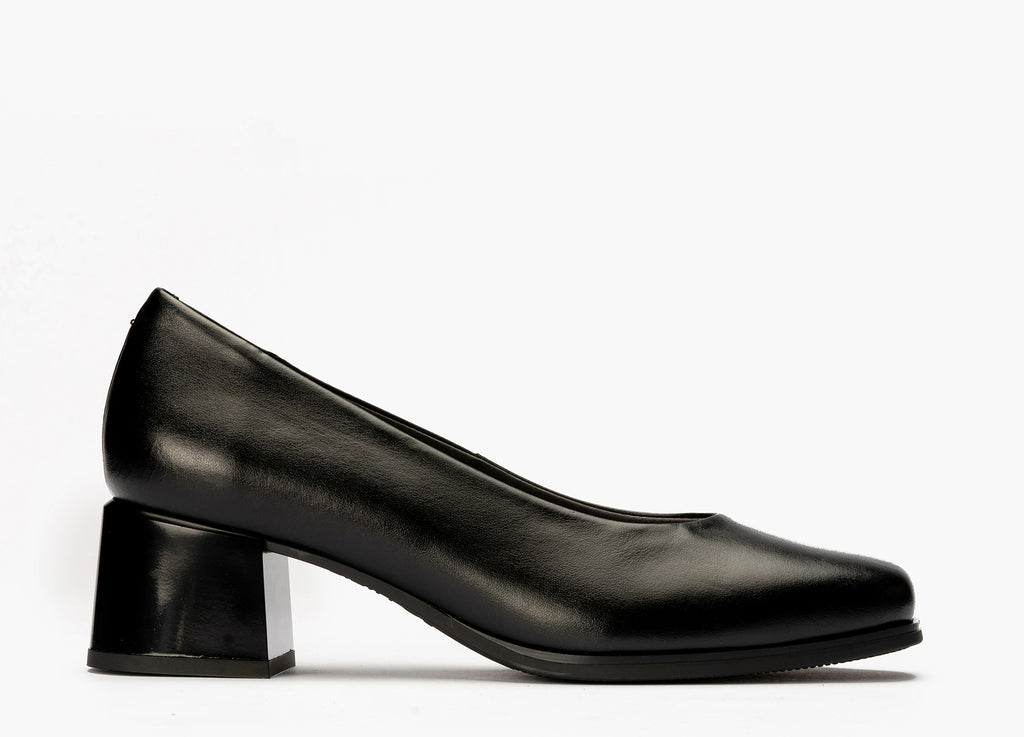 Zapato de Salón Mujer Tacón Alto Negro