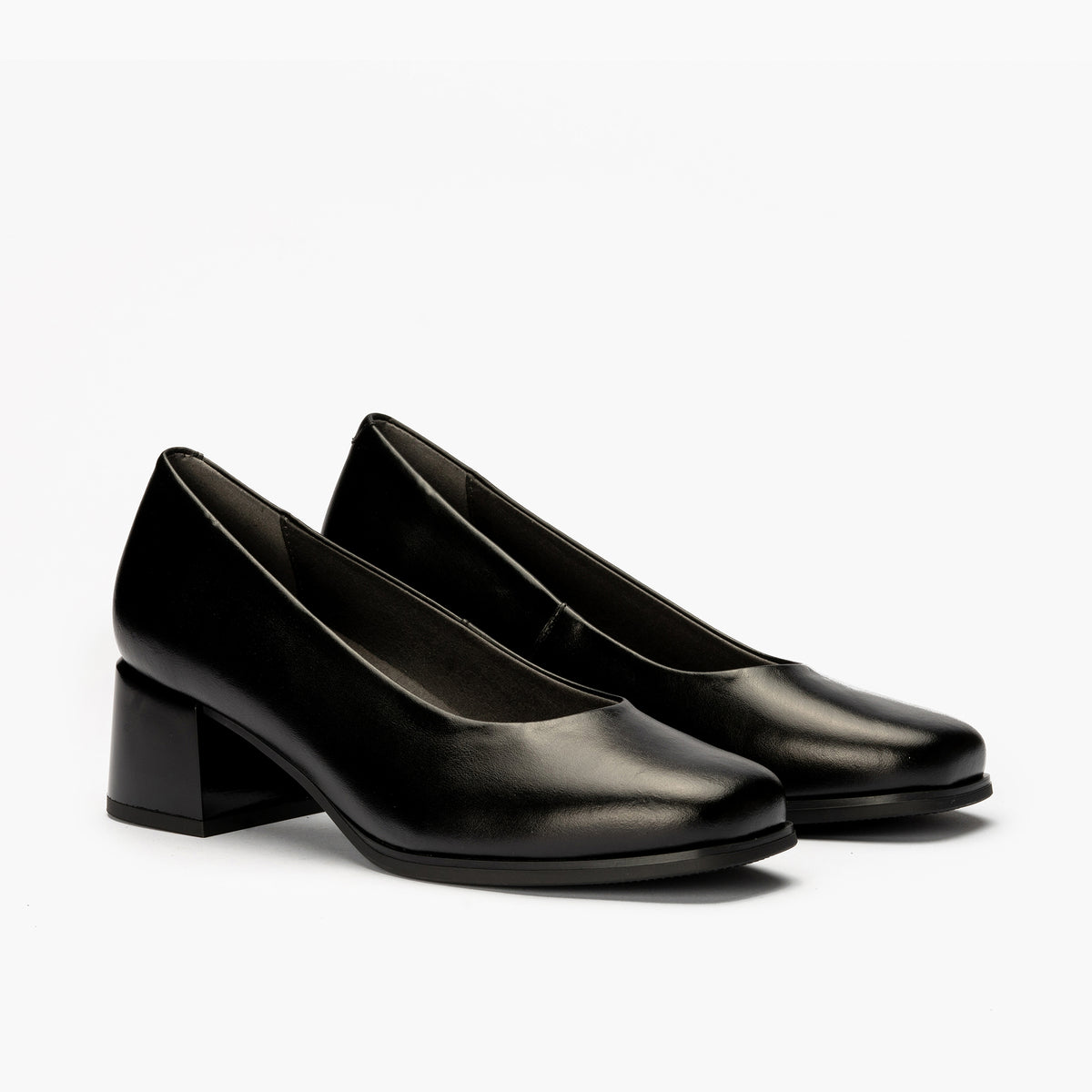 Zapato de Salón Mujer Tacón Alto Negro