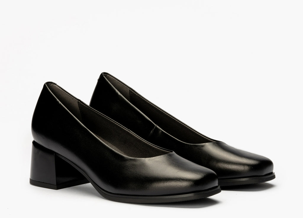 Zapato de Salón Mujer Tacón Alto Negro
