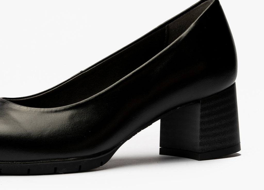 Zapato de Salón Mujer Tacón Alto Negro