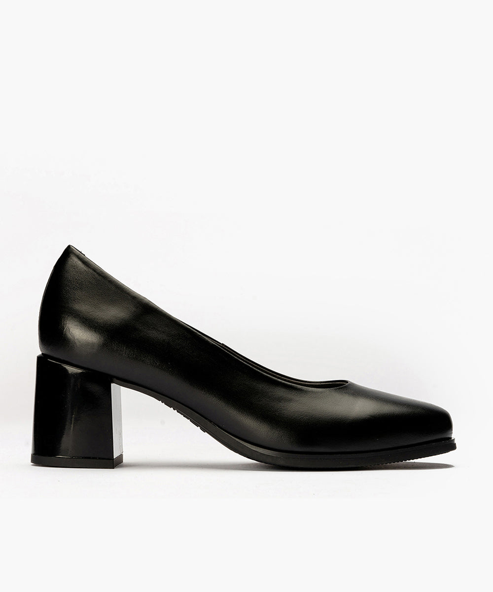 Zapato de Salón Mujer Tacón Alto Negro