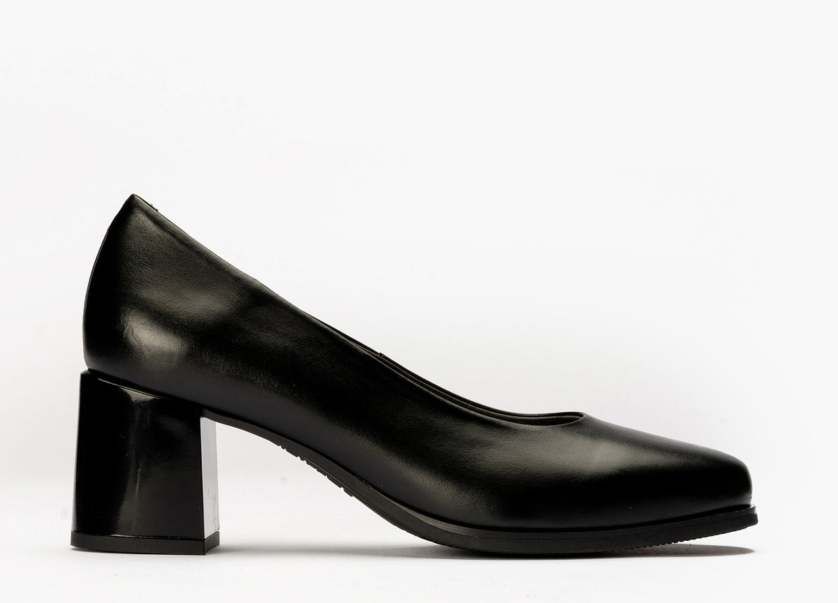 Zapato de Salón Mujer Tacón Alto Negro