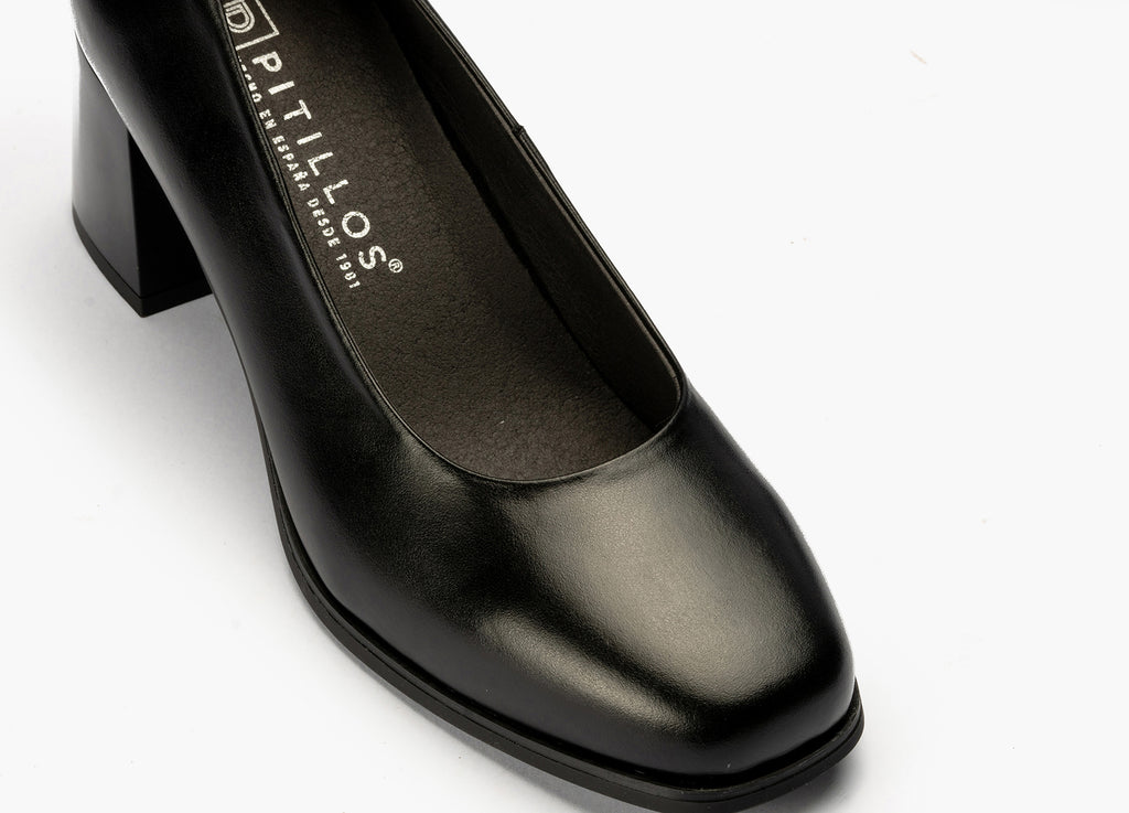 Zapato de Salón Mujer Tacón Alto Negro