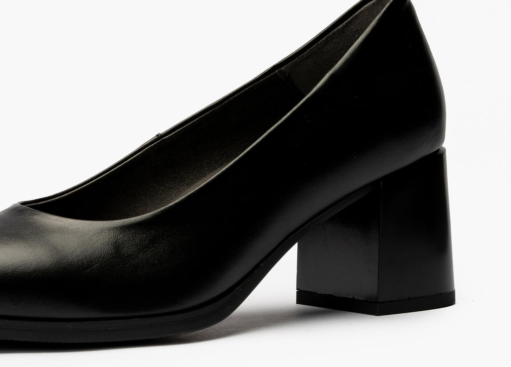 Zapato de Salón Mujer Tacón Alto Negro