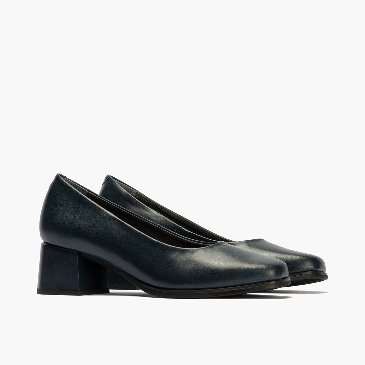 Zapato de Salón Mujer Tacón Medio Azul