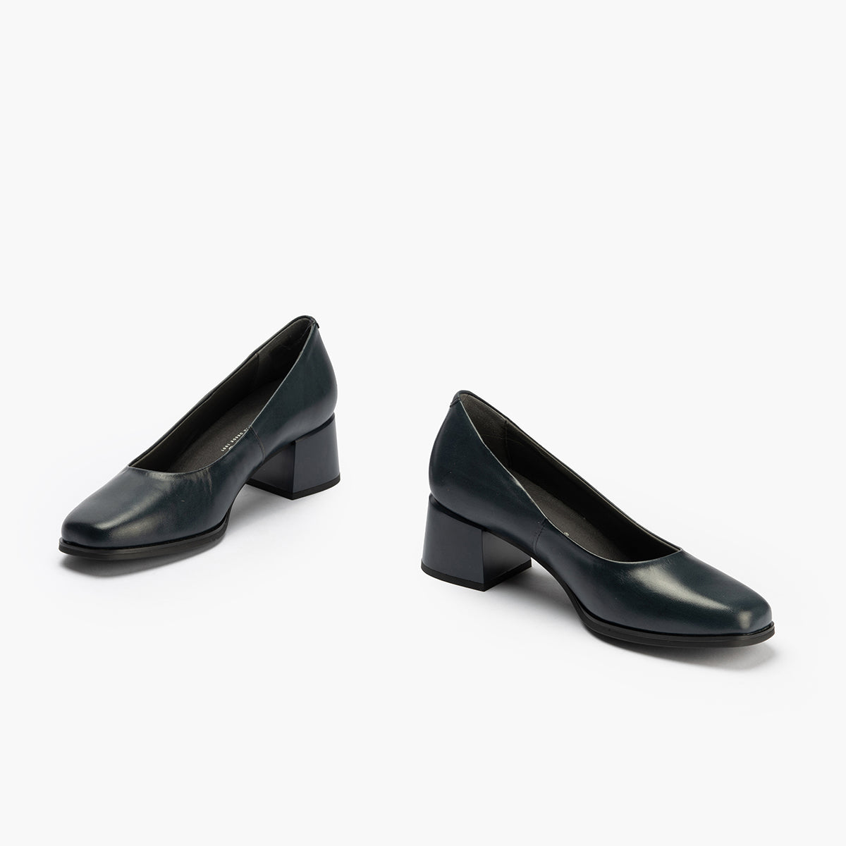 Zapato de Salón Mujer Tacón Medio Azul