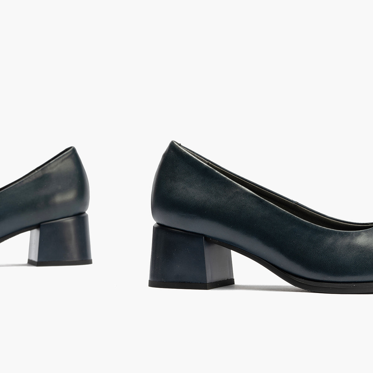 Zapato de Salón Mujer Tacón Medio Azul