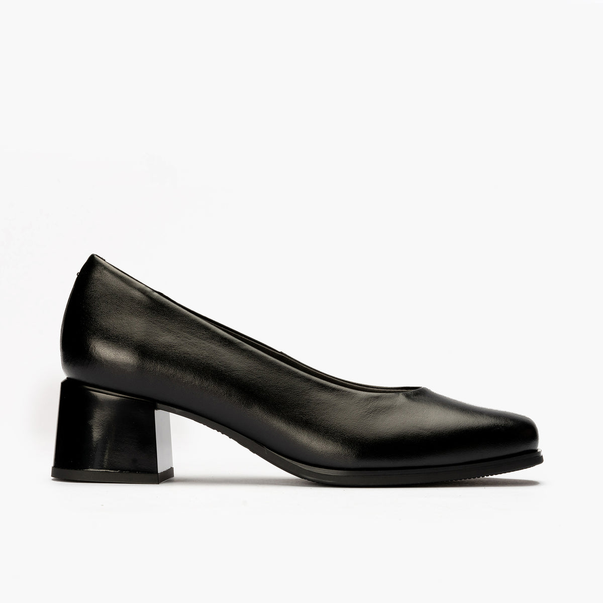Zapato de Salón Mujer Tacón Medio Negro