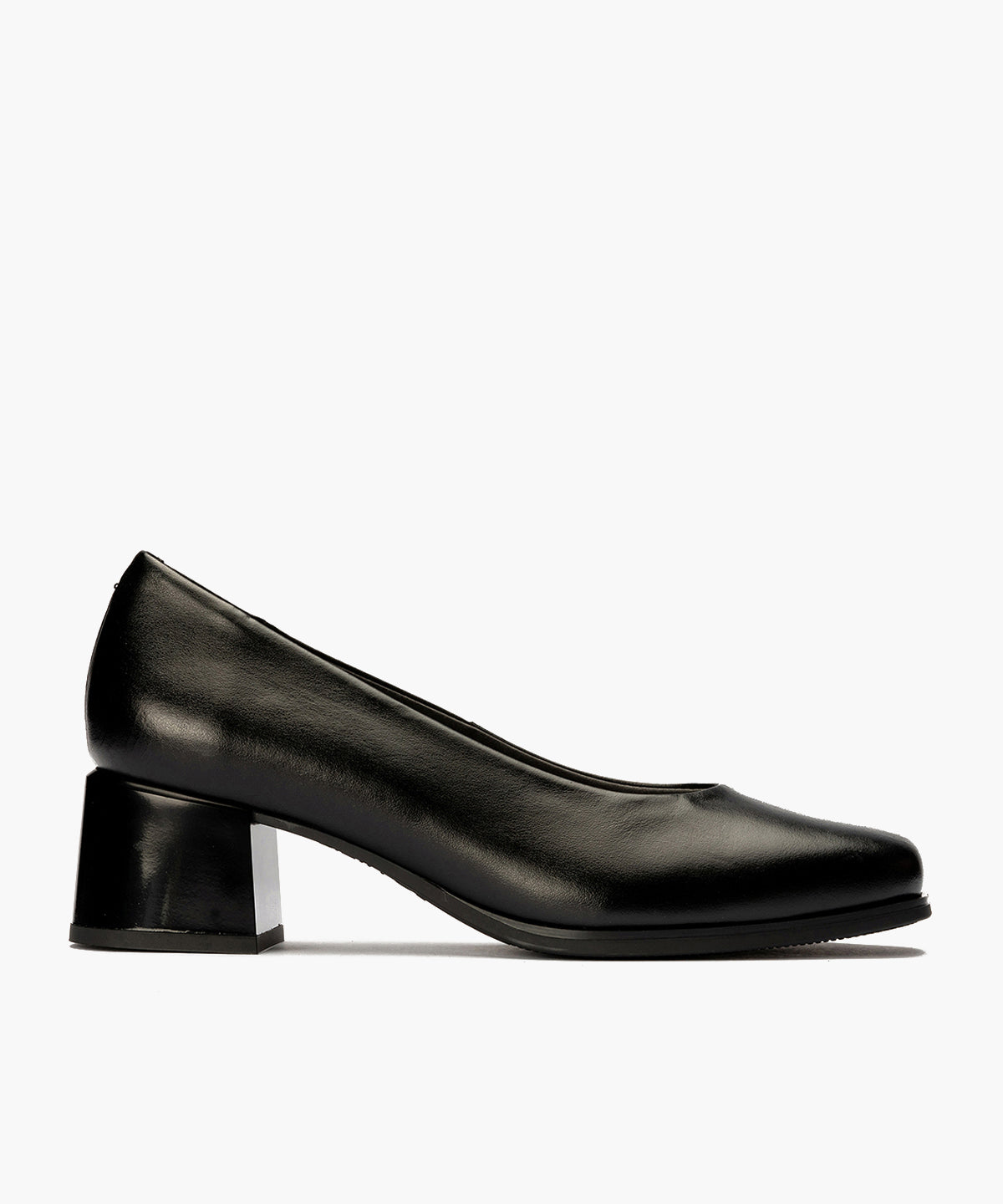 Zapato de Salón Mujer Tacón Medio Negro