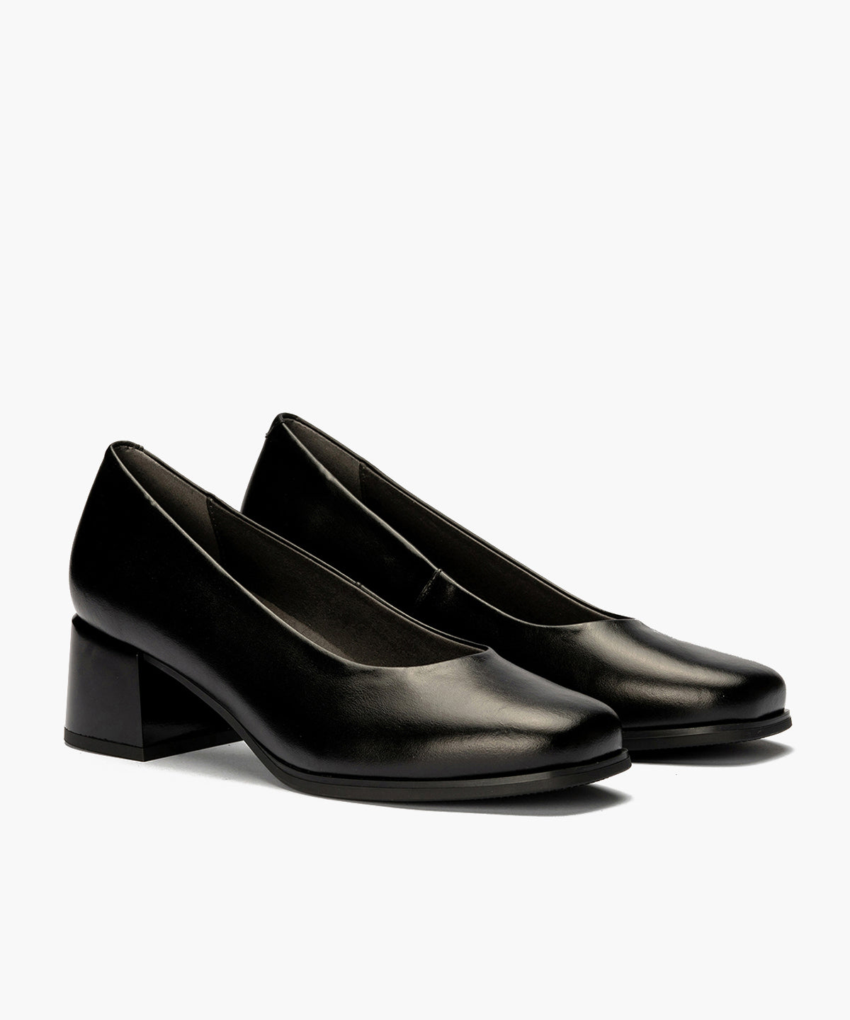 Zapato de Salón Mujer Tacón Medio Negro