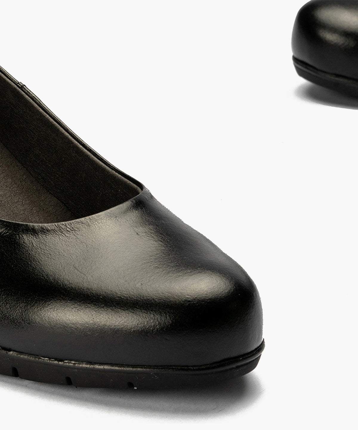 Zapato de Salón Mujer Tacón Medio Negro