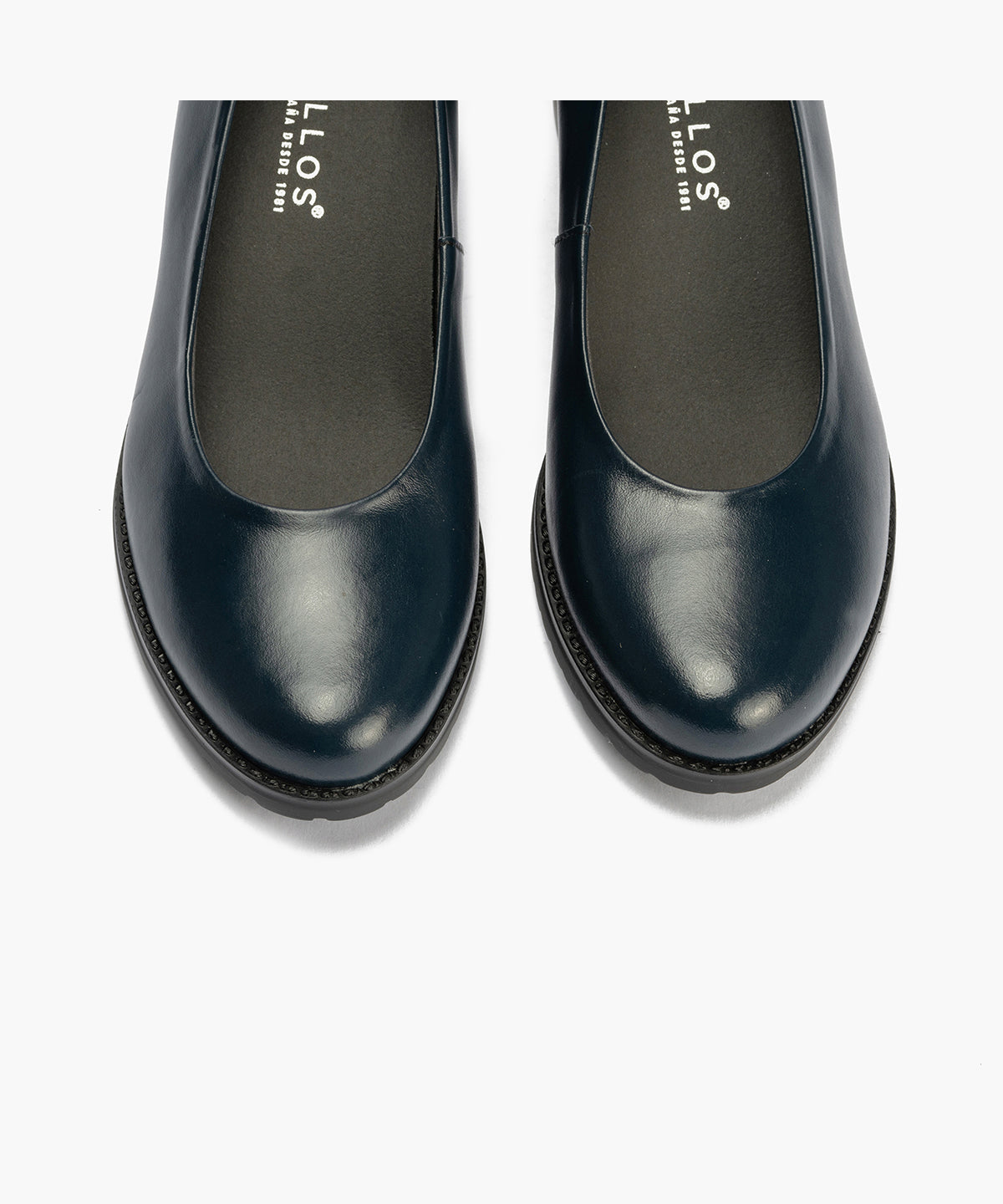 Zapato de Salón Clásico Tacón Medio Azul