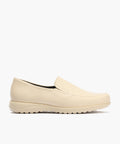 Mocasín Mujer Cuña Baja Beige
