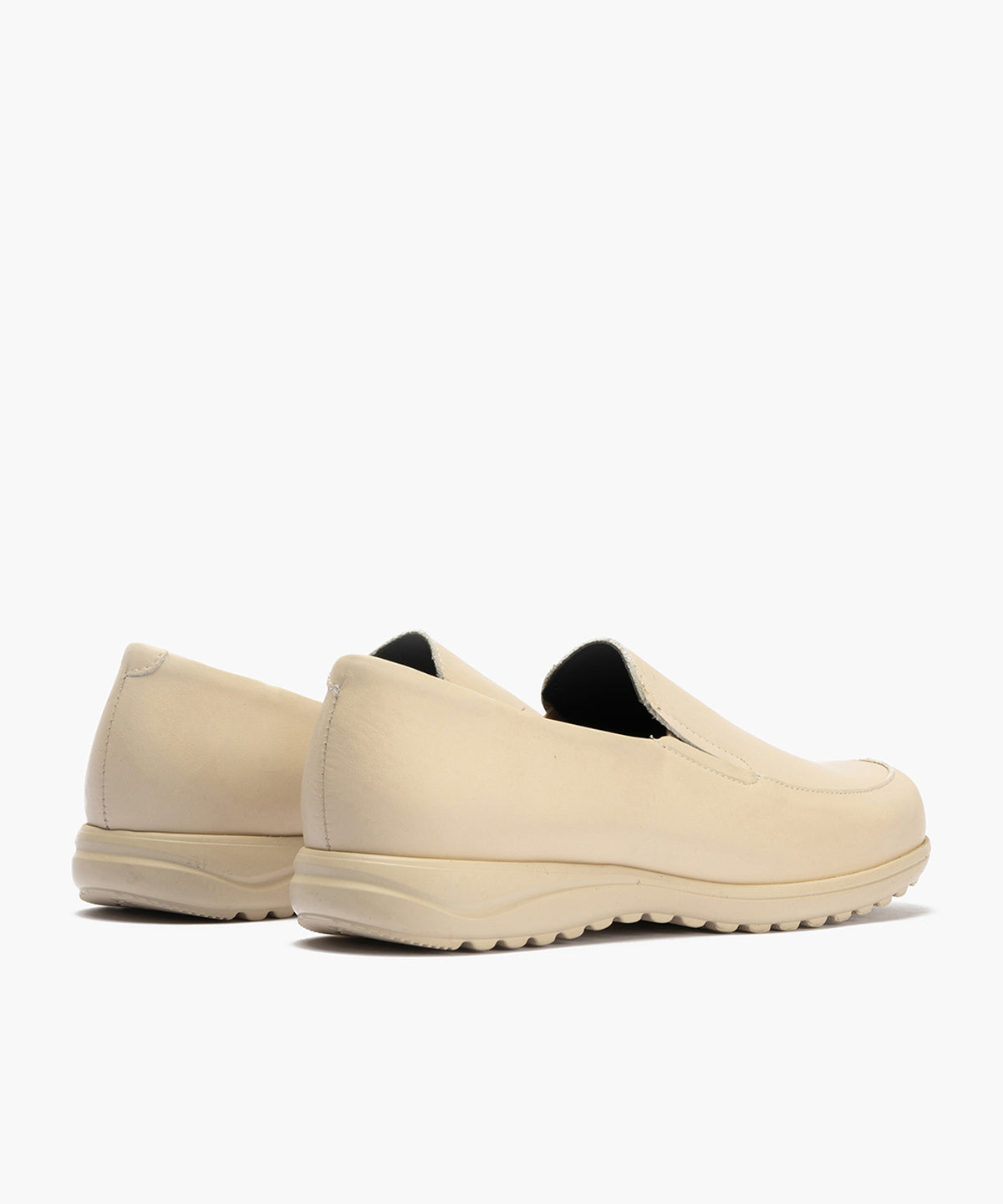 Mocasín Mujer Cuña Baja Beige
