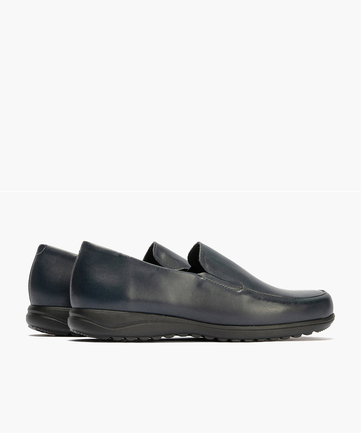 Mocasín Mujer Cuña Baja Azul